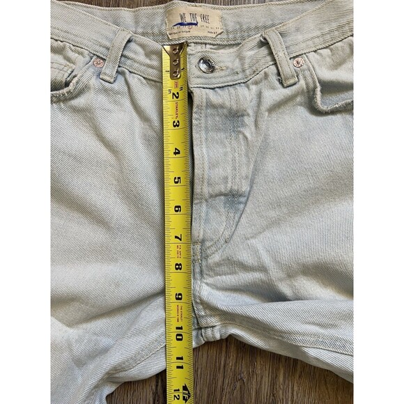 Free People We The Free Maggie Mid-Rise Straight Leg Cropped Jeans Size 27 - Picture 9 of 10